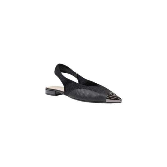 PINKO – Black Leather Slingback Sandals