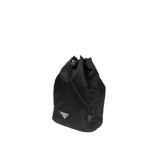 Prada – Nylon & Leather Drawstring Pouch
