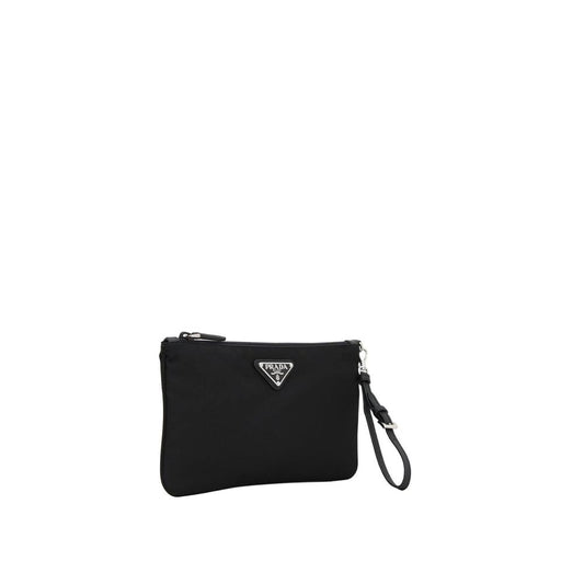 Prada – Nylon Saffiano Wristlet Pouch