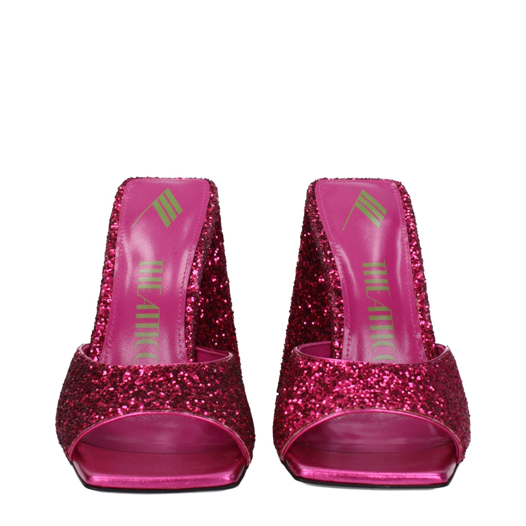 The Attico - Pink Plastic Platforms