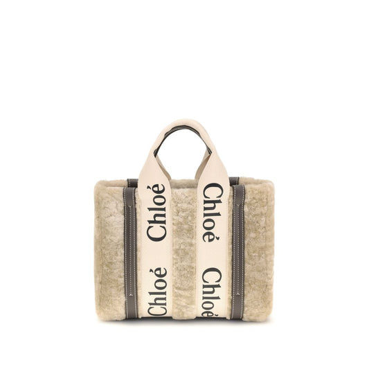 Chloé – Small Woody Shearling Tote Bag