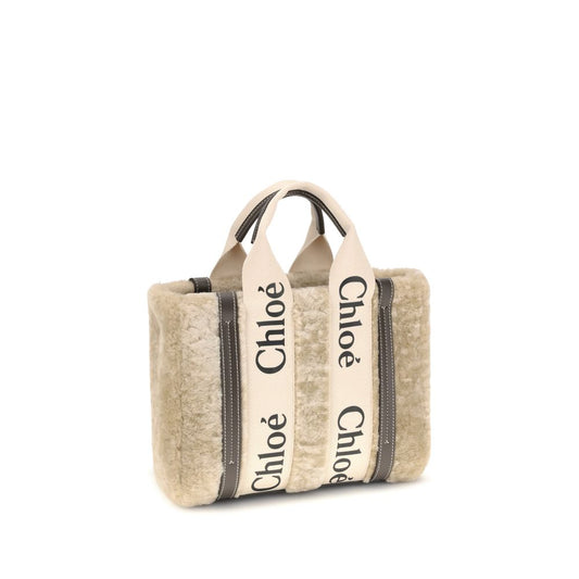 Chloé – Small Woody Shearling Tote Bag