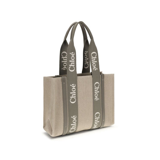 Chloé – Woody Linen Shoulder Bag