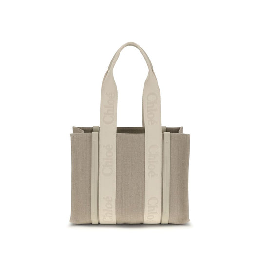 Chloé – Woody Linen Shoulder Bag