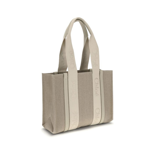 Chloé – Woody Linen Shoulder Bag