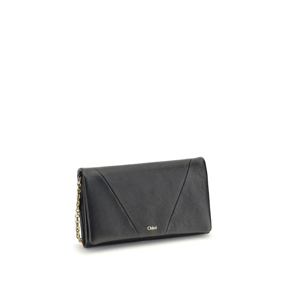Chloé – Spin Wallet with Flap and Chain