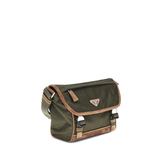 Prada – Re-Nylon and Leather Medium Shoulder Bag