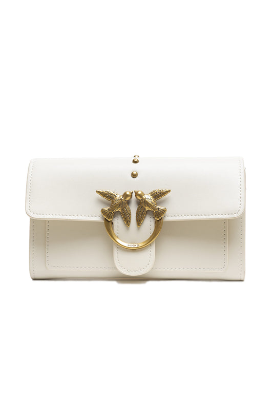 PINKO – White Mini Love Bag One Simply