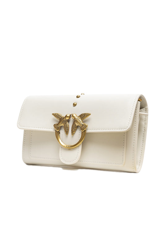 PINKO – White Mini Love Bag One Simply
