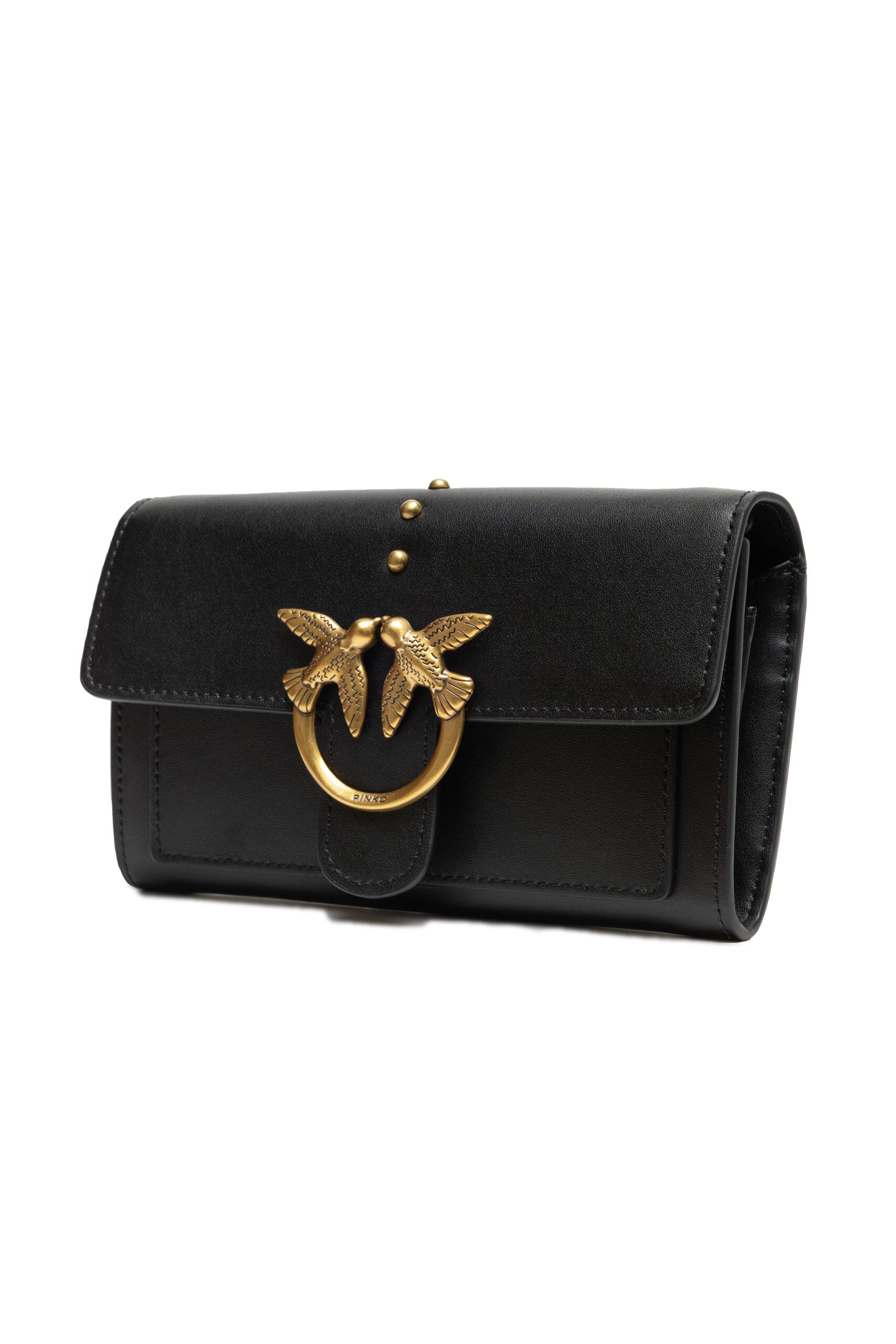 PINKO- Black Mini Love Bag One Simply