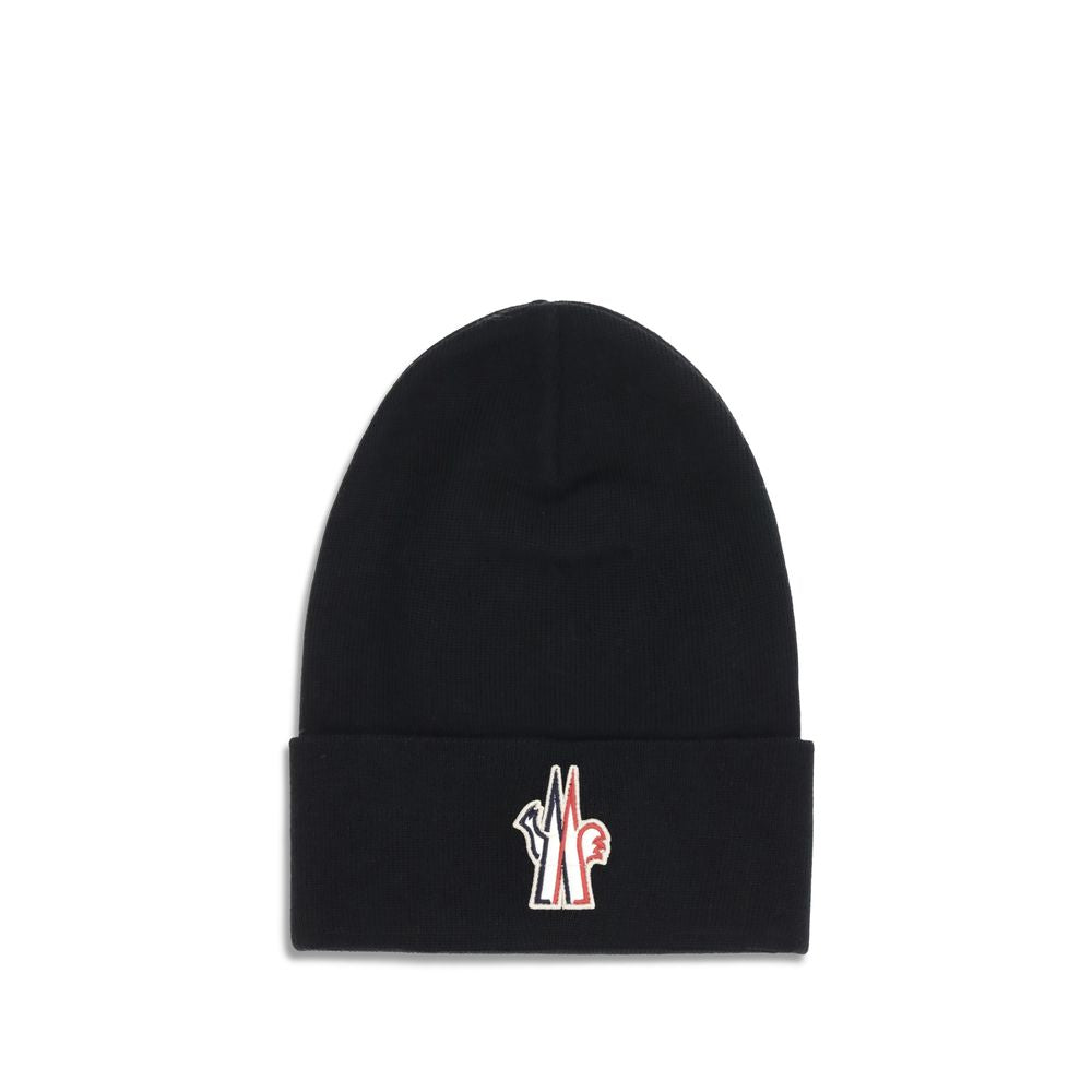 Moncler - Grenoble Black Fleece Wool Beanie