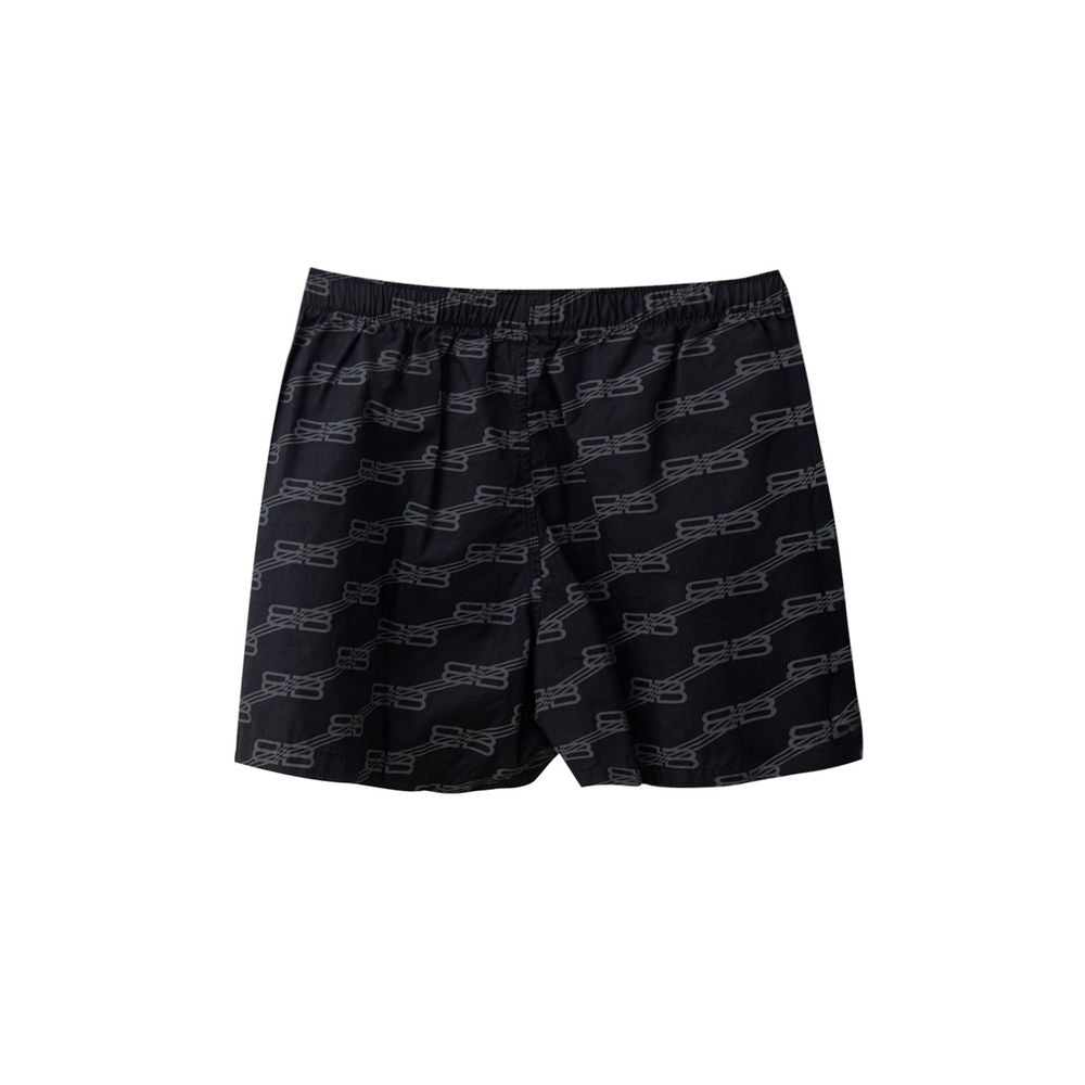 Balenciaga - Black Cotton Bermuda Shorts