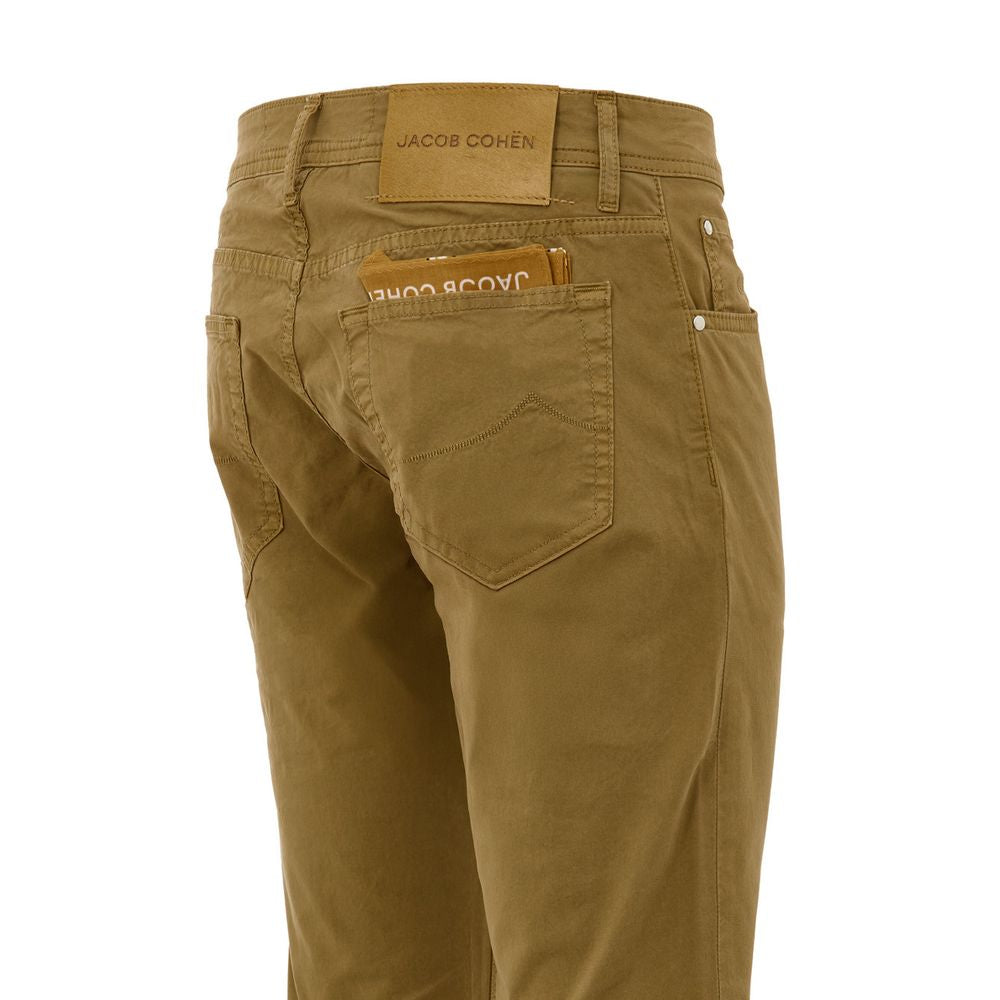 Jacob Cohen - Yellow Cotton Skinny Pants