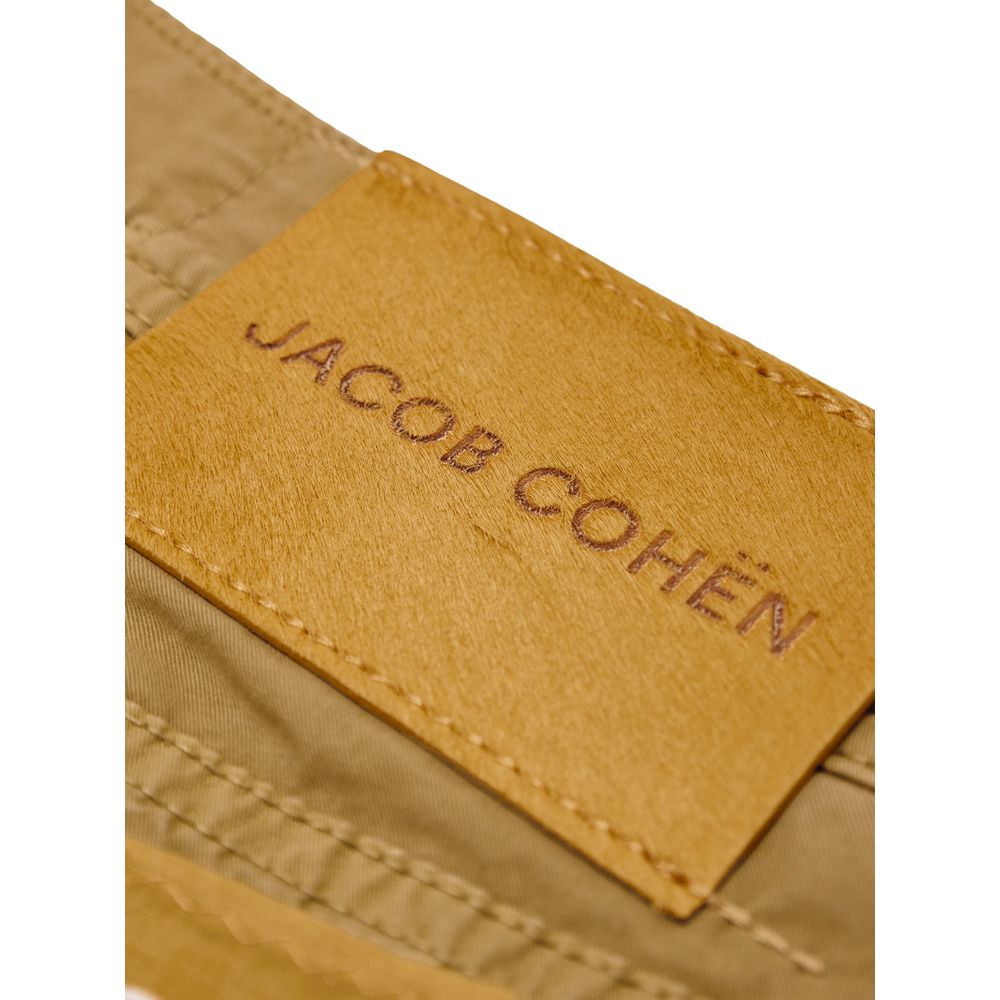 Jacob Cohen - Yellow Cotton Skinny Pants