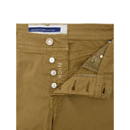 Jacob Cohen - Yellow Cotton Skinny Pants