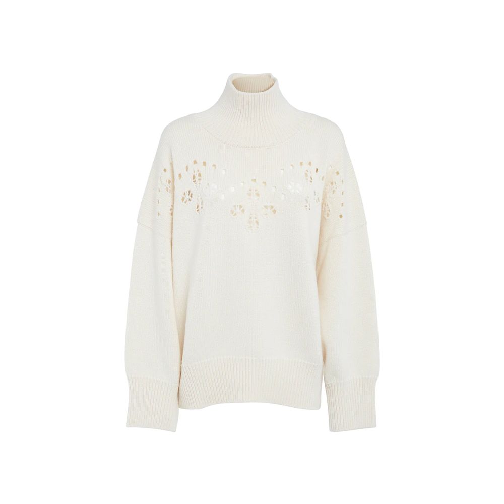 Chloé - White Wool Sweater