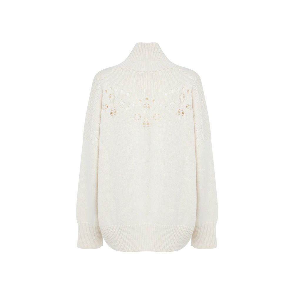 Chloé - White Wool Sweater