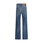 Chloé - Blue Cotton Straight-Leg Jeans