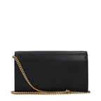 Pinko – Black Leather Vintage-Effect Clutch