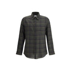 Saint Laurent - Green Cotton Pattern Shirt