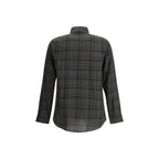 Saint Laurent - Green Cotton Pattern Shirt