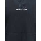 Balenciaga - Black Cotton Sweatshirt