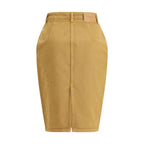 Saint Laurent - Beige Denim Skirt