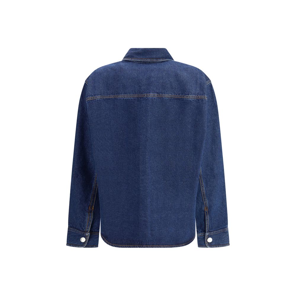 Ami Paris - Blue Cotton Denim Jacket