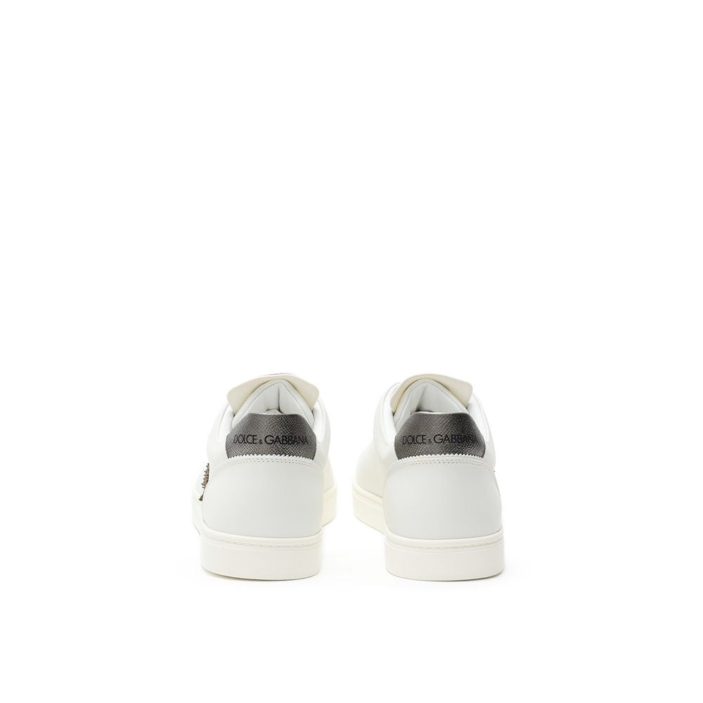 Dolce & Gabbana - White Leather Sneaker