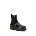 Prada - Brushed leather Ankle Boots