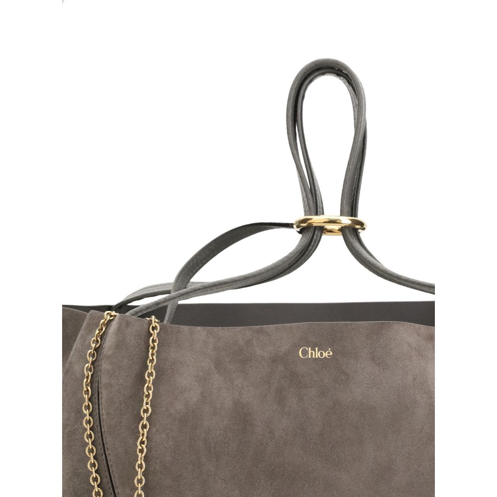 Chloé - Spin suede Tote Bag