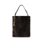 Chloé - Large Spin Tote Bag in soft shearling