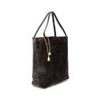 Chloé - Large Spin Tote Bag in soft shearling