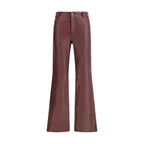 Chloé - Bordeaux Leather Pants