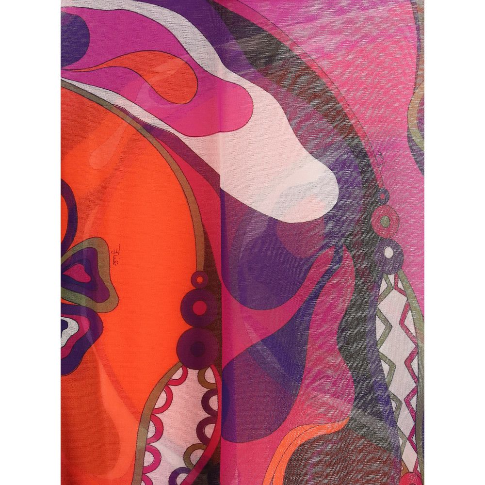 Emilio Pucci - Multicolor Polyamide Pattern Shirt