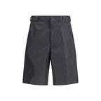 Prada - Black Recycled Polyamide Bermuda Shorts