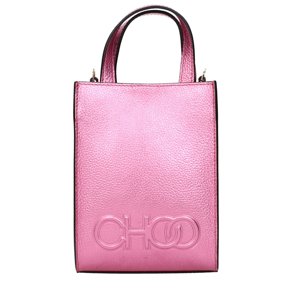 Jimmy Choo – Pink Leather Mini Tote Bag