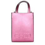 Jimmy Choo – Pink Leather Mini Tote Bag