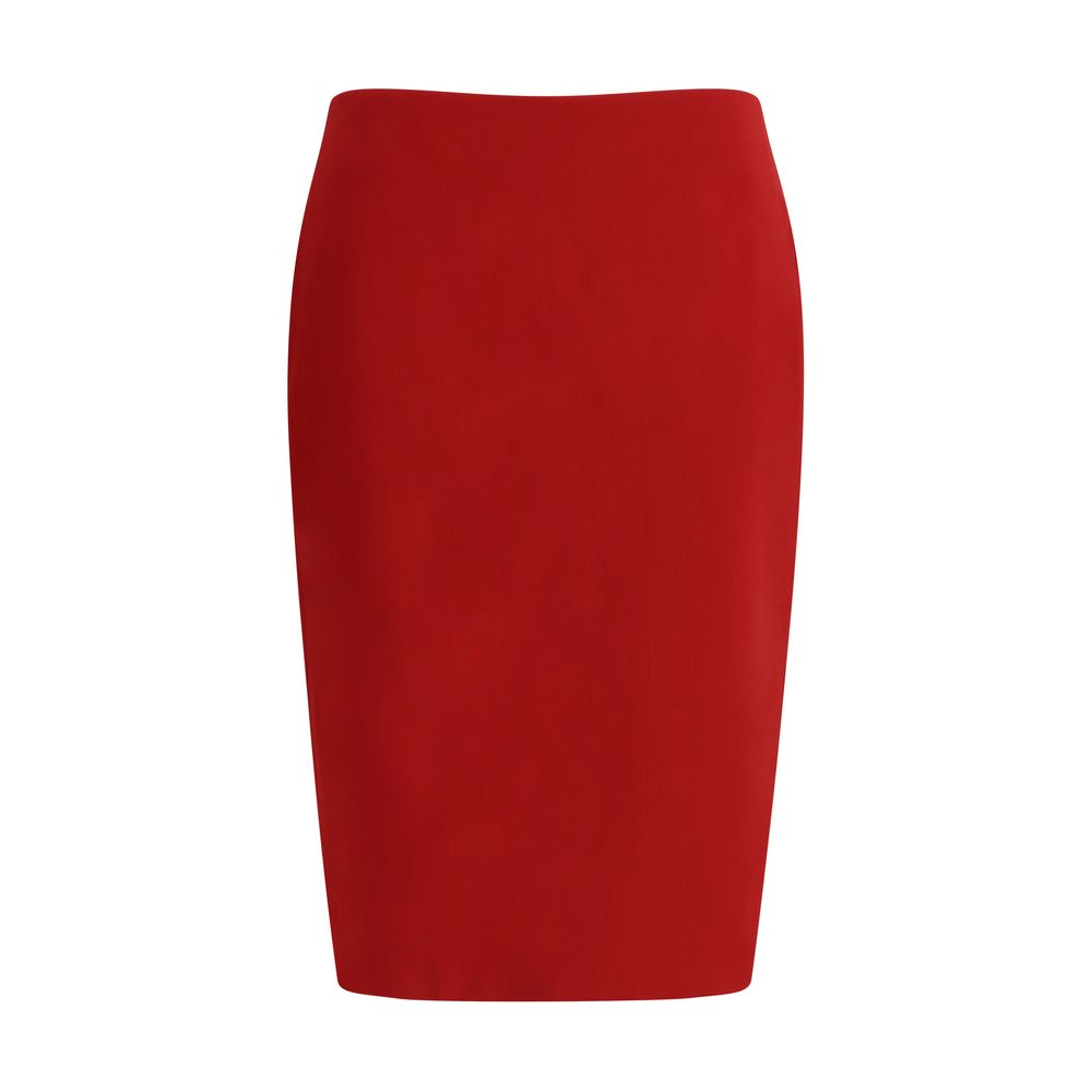 Saint Laurent - Red Viscose Skirt