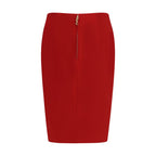Saint Laurent - Red Viscose Skirt