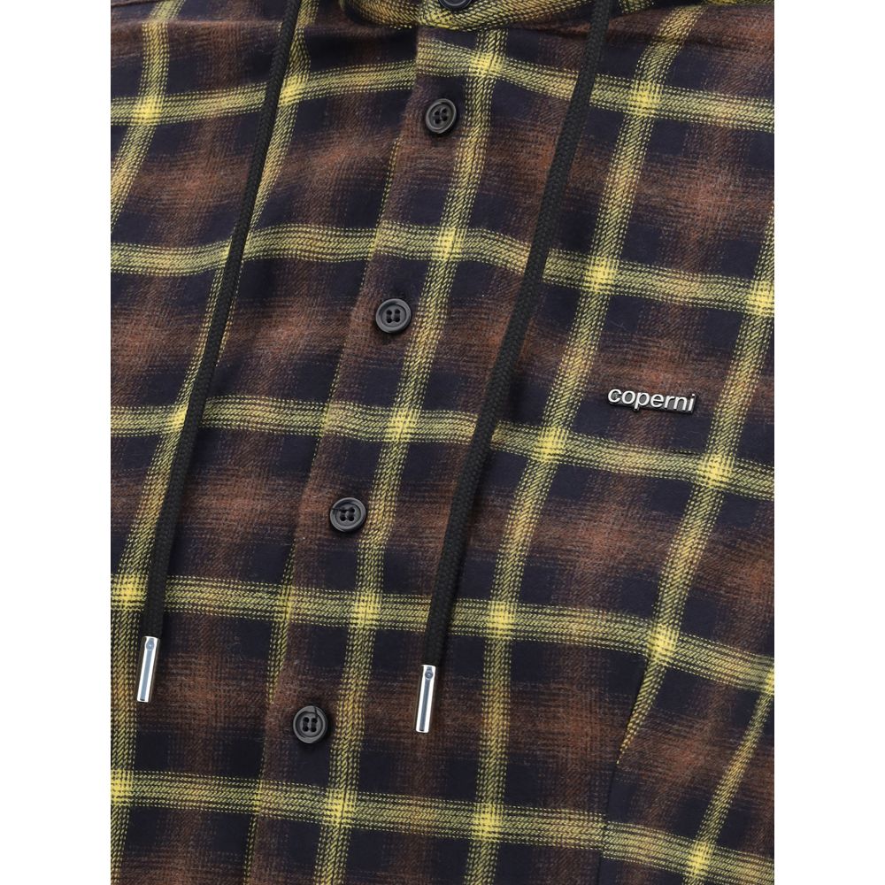 Coperni - Brown Cotton Pattern Shirt