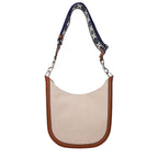 Valentino Garavani – Beige Fabric Crossbody Bag