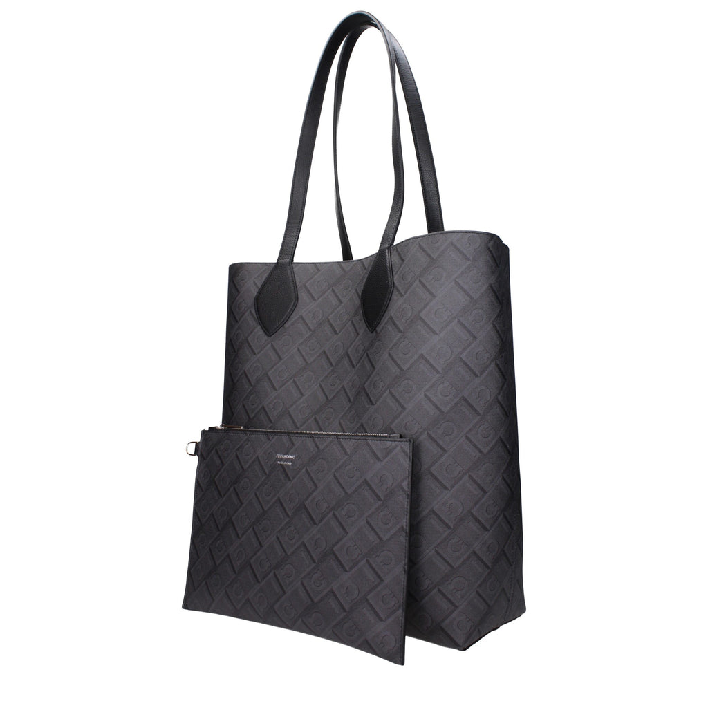 Salvatore Ferragamo – Black Leather Shoulder Bag