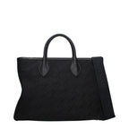 Salvatore Ferragamo – Black Fabric Handbag