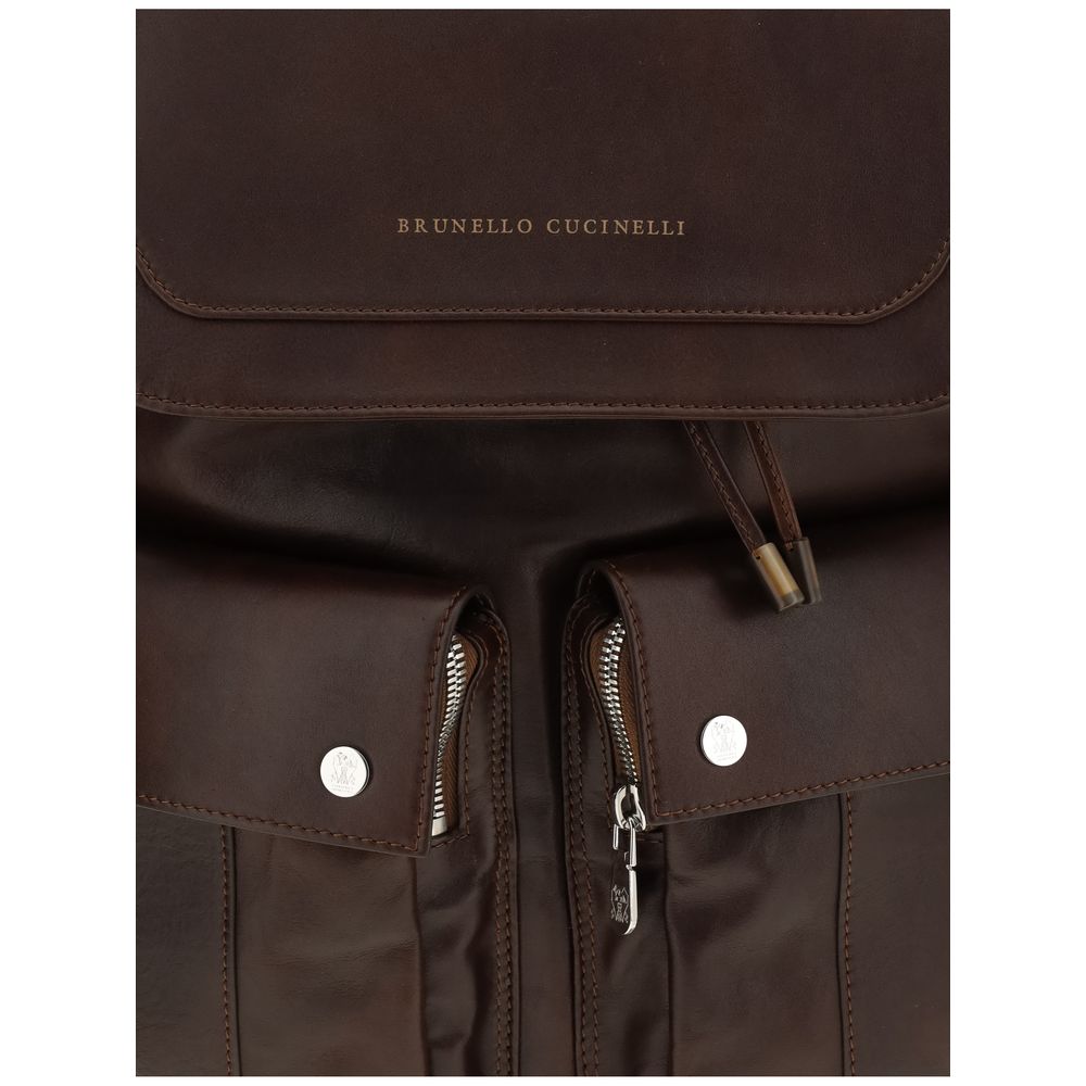 Brunello Cucinelli  - Leisure leather Backpack