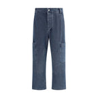 Jacquemus - Blue Cotton Jeans Denim