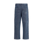 Jacquemus - Blue Cotton Jeans Denim