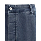 Jacquemus - Blue Cotton Jeans Denim