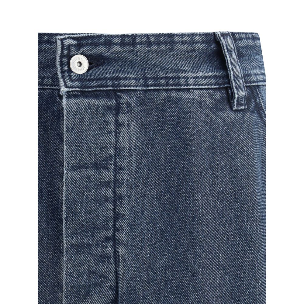 Jacquemus - Blue Cotton Jeans Denim