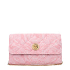 Versace – Pink Fabric Clutch Bag
